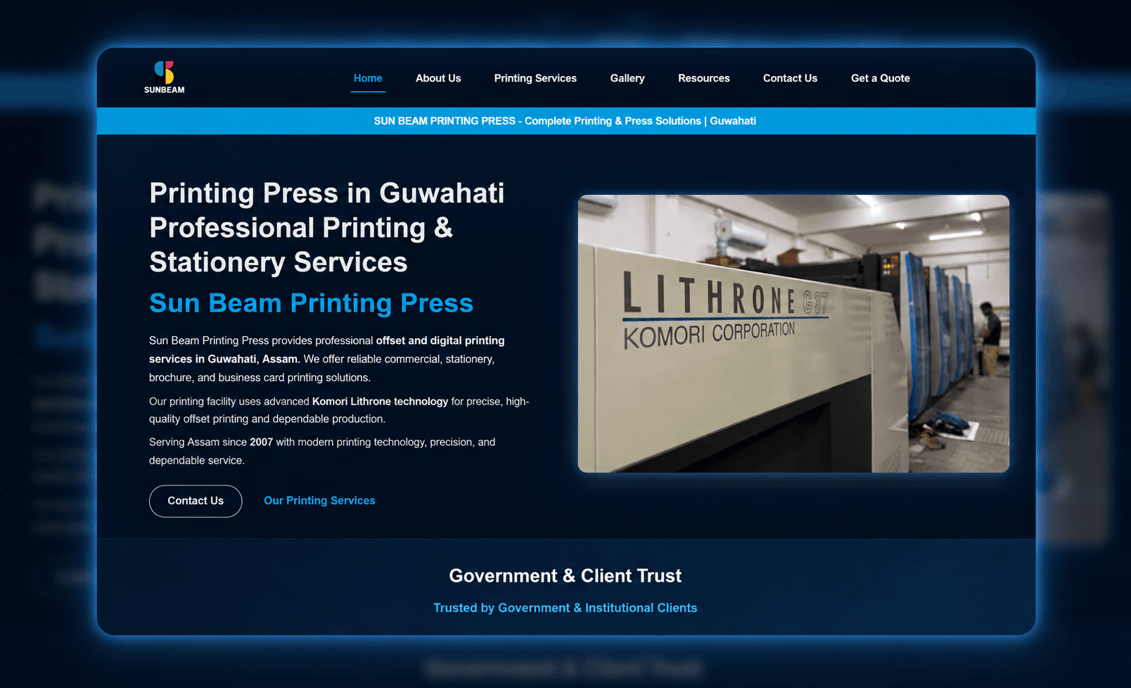 Sunbeam Printing Press